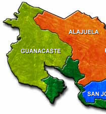 Map of Costa Rica