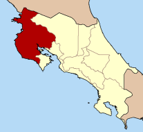 Guanacaste, Costa Rica map