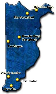 Heredia, Costa Rica map